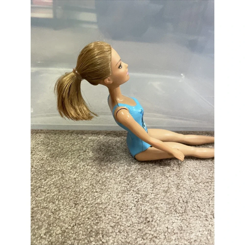 Mattel 2015 Barbie‎ Blue Vacation Sunset Swimsuit Doll Brown Eyes
